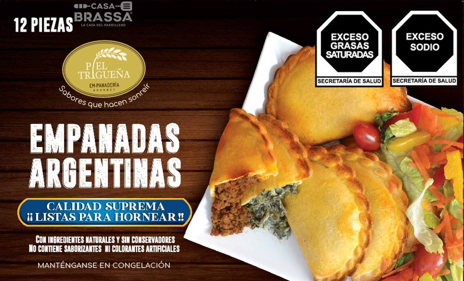 Piel Trigueña, Empanadas Argentinas Gourmet | Casa Brassa
